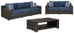 Picture of Sofa and Loveseat with Coffee Table and more outdoor collections