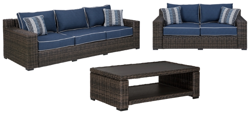 Picture of Sofa and Loveseat with Coffee Table and more outdoor collections