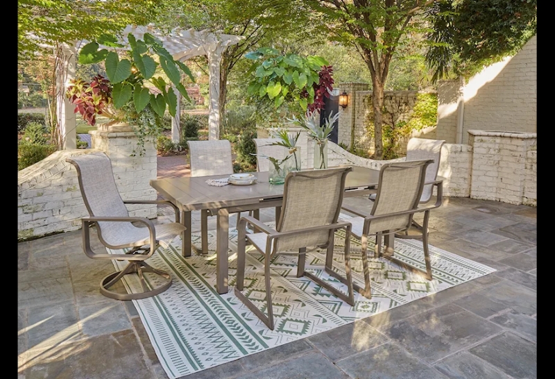 Picture of Outdoor Dining Table and Chairs