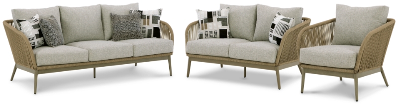 Picture of Sofa and Loveseat with Lounge Chairs and more outdoor collections