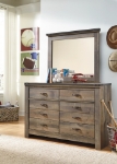 Picture of Dresser and Mirror, Chest, Nightstand & Bed