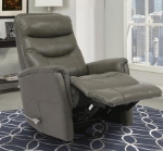 Picture of Genuine Leather Swivel Glider Recliner