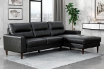 Picture of Genuine Leather Sectional with Right Chaise