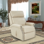 Picture of Genuine Leather Swivel Glider Recliner