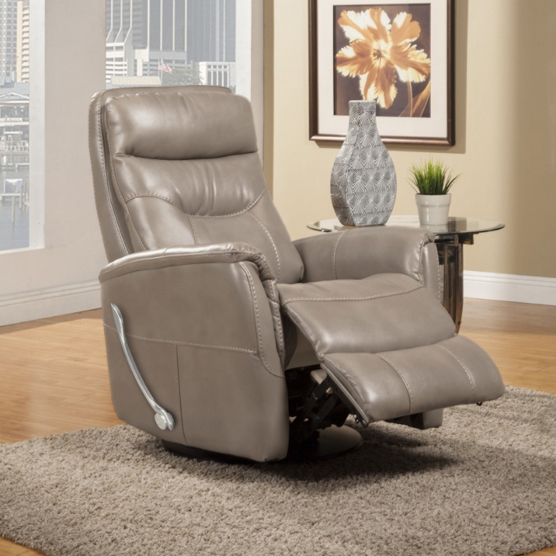 Picture of Leather Gemini Swivel Glider Recliner