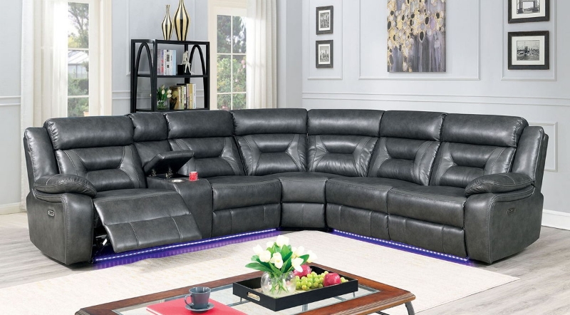 Picture of Leather Sectional