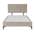 Picture of Flat Miami Headboard and Regular Base Custom Bed