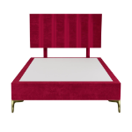 Picture of Upholstered bed with Signature Headboard