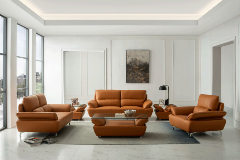 Picture of Leather Sofa, Loveseat and Chair