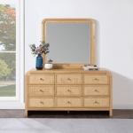 Picture of kane platform Bed, Dresser, Mirror, Chest and Night Stand