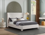 Picture of Boucle & Linen Fabric Bed