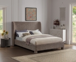 Picture of Boucle & Linen Fabric Bed