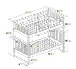 Picture of 33" and 39" Bunk Bed