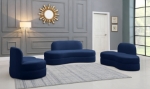 Picture of Velvet Loveseat, Sofa and Chair