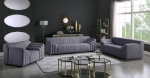 Picture of Velvet Loveseat, Sofa and Chair