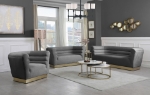 Picture of Velvet Loveseat, Sofa and Chair