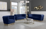 Picture of Velvet Loveseat, Sofa and Chair