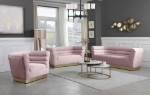 Picture of Velvet Loveseat, Sofa and Chair