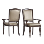 Picture of Dark walnut Taupe Grey Chairs