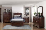 Picture of Twin and Full Platform Bed with Footboard Storage