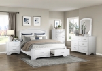 Picture of Twin and Full Platform Bed with Footboard Storage