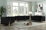 Picture of VELVET SOFA, LOVESEAT AND CHAIR