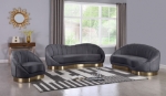 Picture of VELVET SOFA, CHAISE AND CHAIR