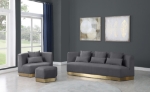 Picture of Velvet Sofa, Ottoman and Chair