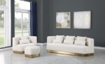 Picture of VELVET SOFA, OTTOMAN AND CHAIR