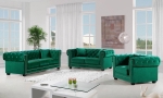 Picture of VELVET SOFA, LOVESEAT AND CHAIR