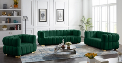 Show details for VELVET SOFA, LOVESEAT AND CHAIR Picture of VELVET SOFA, LOVESEAT AND CHAIR