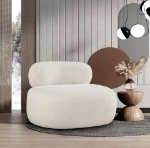 Picture of Boucle Fabric Living Room Chair