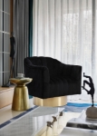 Picture of Velvet Swivel Chair