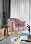 Picture of Velvet Swivel Chair