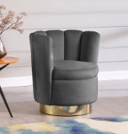 Picture of Velvet Swivel Accent Chair