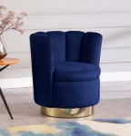 Picture of Velvet Swivel Accent Chair