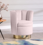 Picture of Velvet Swivel Accent Chair