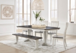 Picture of Gray Brown Dining Room Set