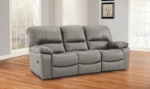 Picture of Genuine Leather Reclining Sofa