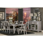 Picture of 7pcs, 9pcs Or 11pcs Silver finish Dining room set
