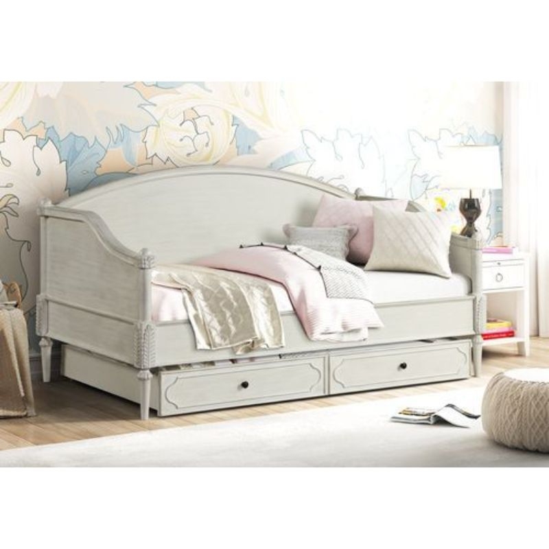 Picture of Antique White Finish Wood Day Bed
