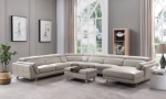 Picture of Genuine Leather Sectional