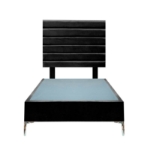 Picture of Upholstered bed with Oxford Headboard