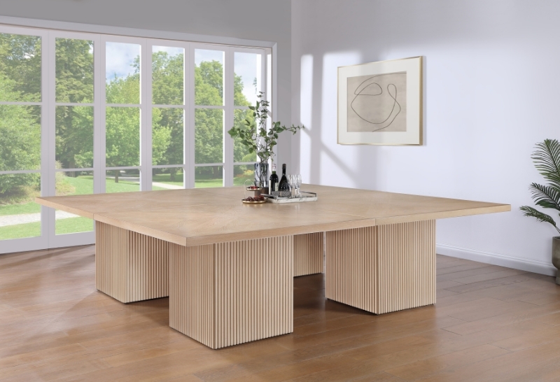 Picture of 108" Square Top With Fluted Base Dining Table