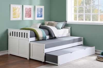 Show details for Twin Bed w/trundle or w/o trundle Picture of Twin Bed w/trundle or w/o trundle
