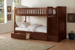 Picture of Twin Step Bunk Bed W/ Or W/o Trundle & storage
