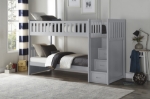 Picture of Twin Step Bunk Bed W/ Or W/o Trundle & storage