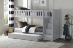 Picture of Twin Step Bunk Bed W/ Or W/o Trundle & storage