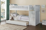 Picture of Twin Step Bunk Bed W/ Or W/o Trundle & storage