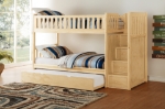 Picture of Twin Step Bunk Bed W/ Or W/o Trundle & storage